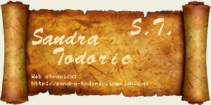 Sandra Todorić vizit kartica